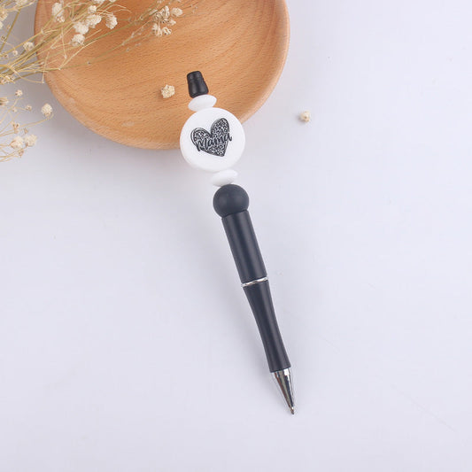 Cartoon Deer Head Silicone DIY Bead Pen