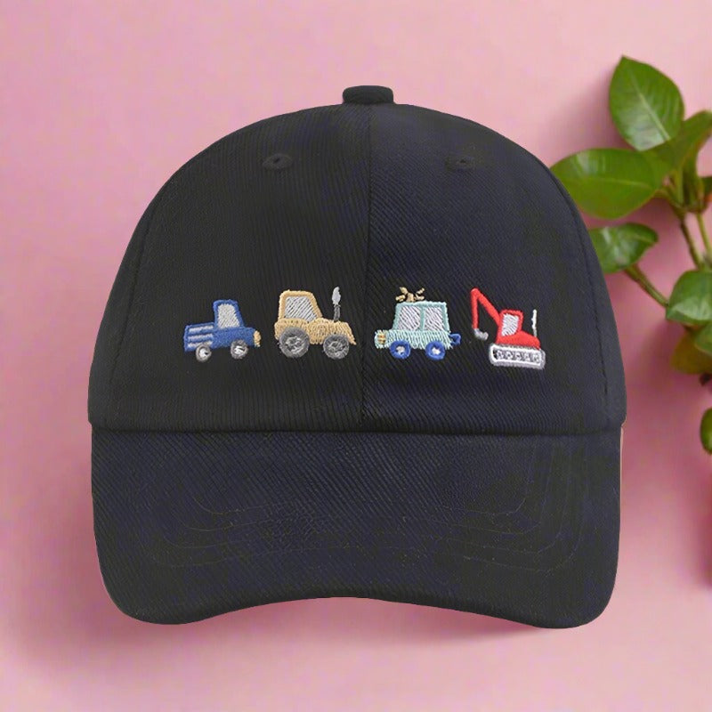 Cartoon Car Children's Outdoor Activities Visor Caps