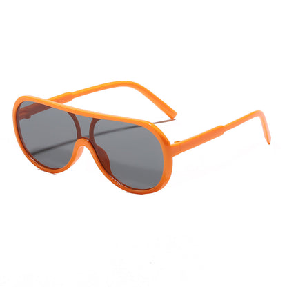 Wholesale Siamese Big Frame Candy Color PC Kids Sunglasses