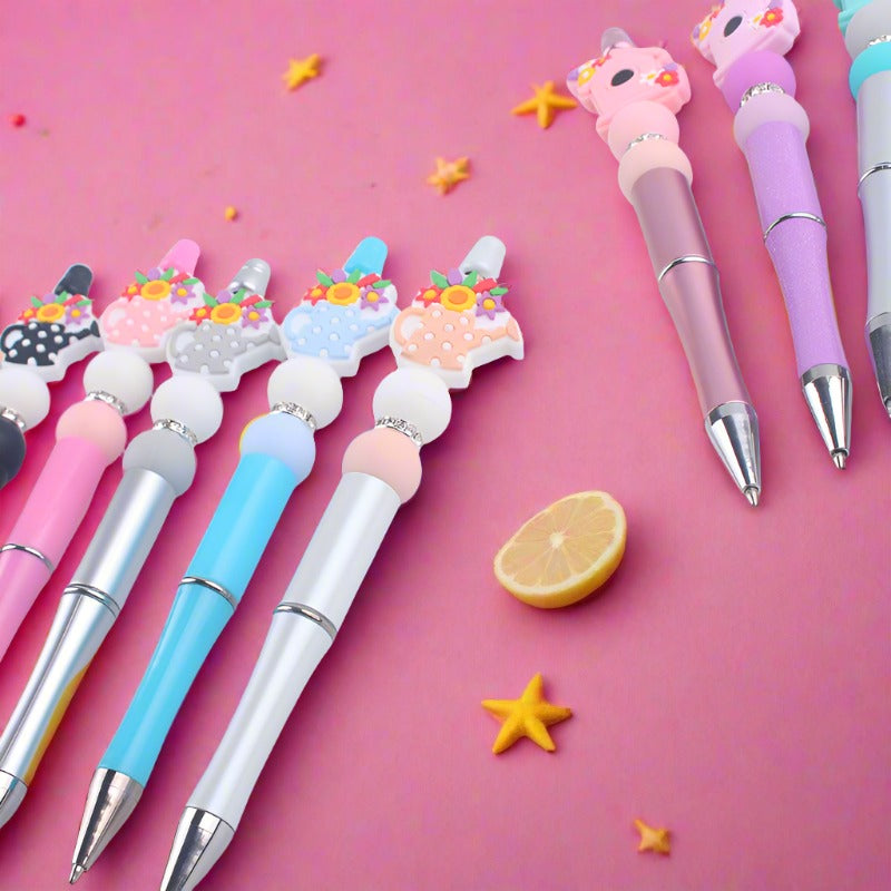 Cartoon Shower Silicone DIY Beads