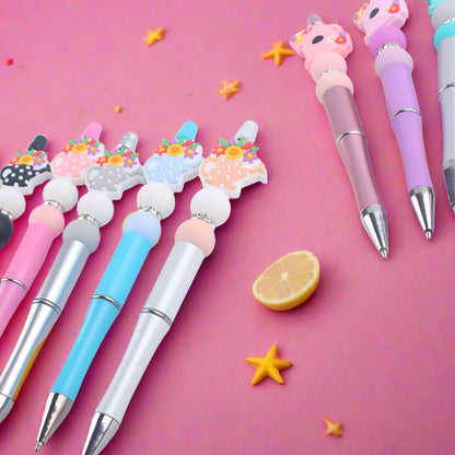 Cartoon Shower Silicone DIY Beads