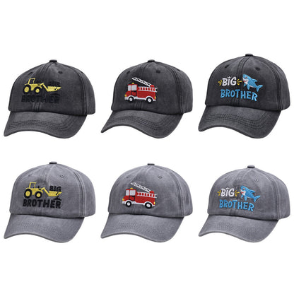 Cotton Embroidered Small Car Children's Baseball Caps