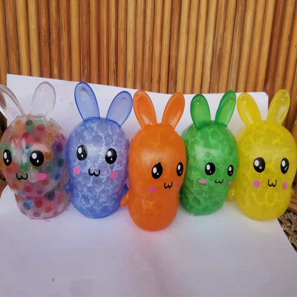 Easter Tpr Bunny Bubble Big Beads Cartoon Bunny