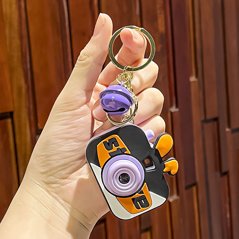Plastic Rabbit Camera Keychains