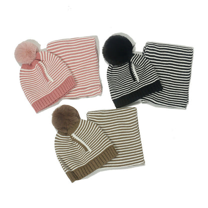 Children's Knitted Hat Scarf Set