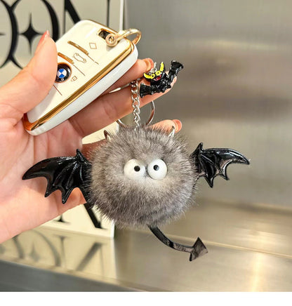 Little Devil Plush Pom Keychain