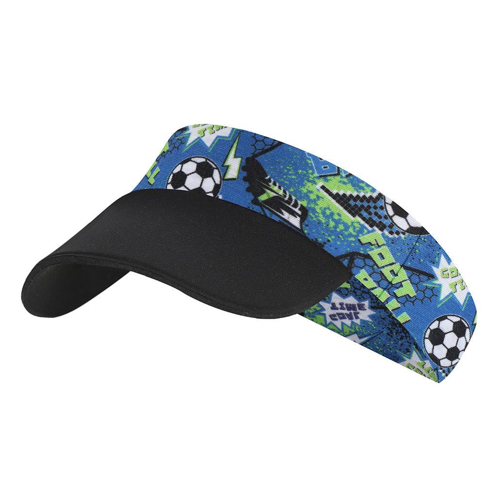 Polyester Kids Summer Print Sports Beanie Hat