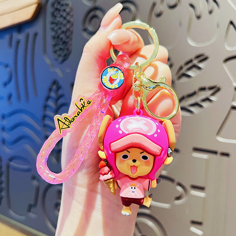 Cartoon Anime PVC Soft Keychain Creative Keychain