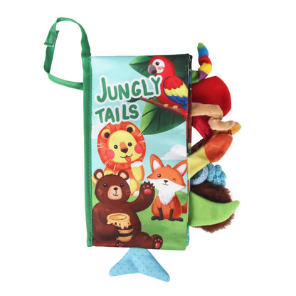 PC Baby Sensory Development Cognitive Tail Cloth Book