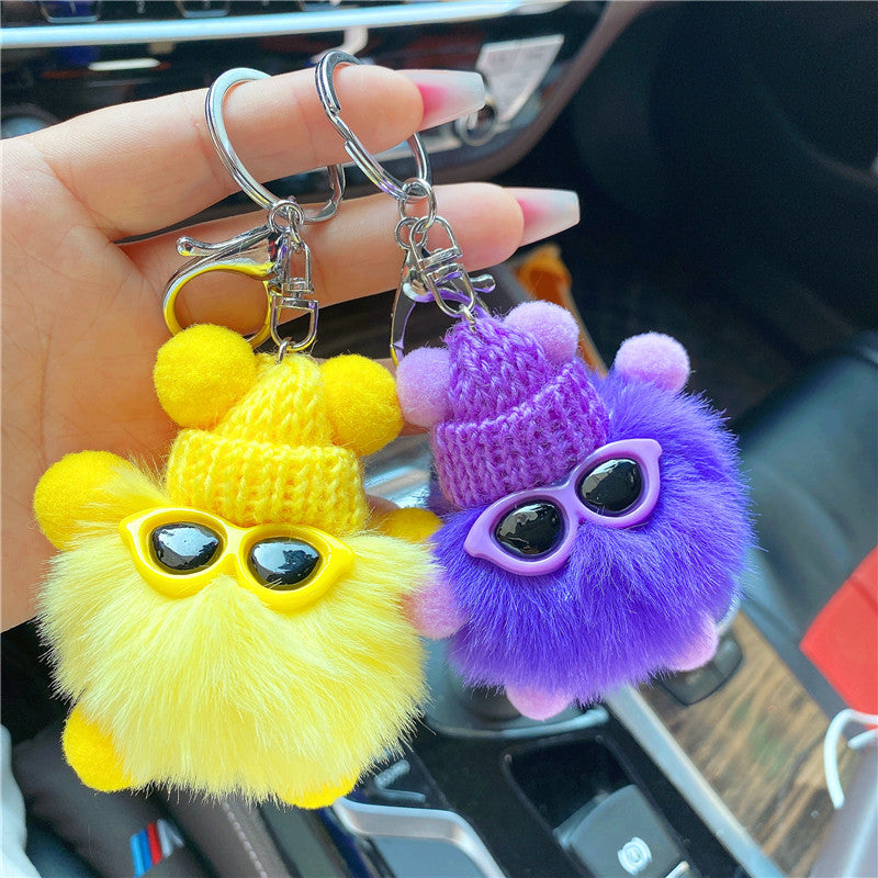 Fur Ball Doll Keychain