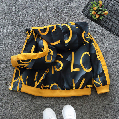 Wholesale Casual Spring and Autumn Jacket Polyester Baby Clothes