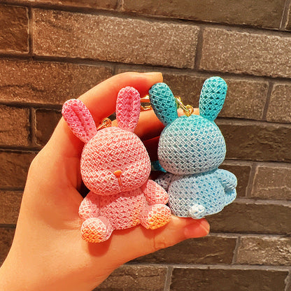 Resin Rabbit Keychain Cute Keychain