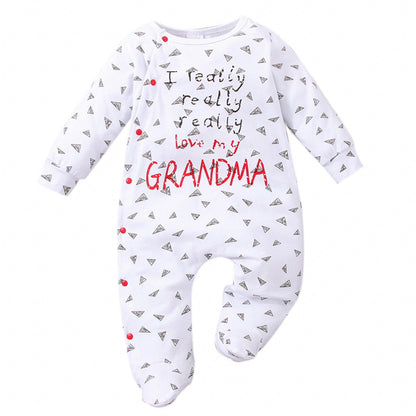 White long sleeved printed BODYSUIT