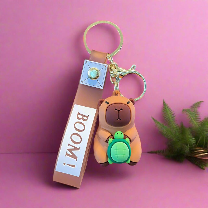 Cute Little Pufferfish Bag Silicone Creative Keychain