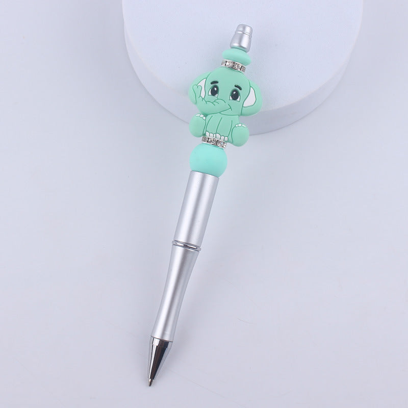 Cartoon Animal Silicone Handmade Beadable Pens