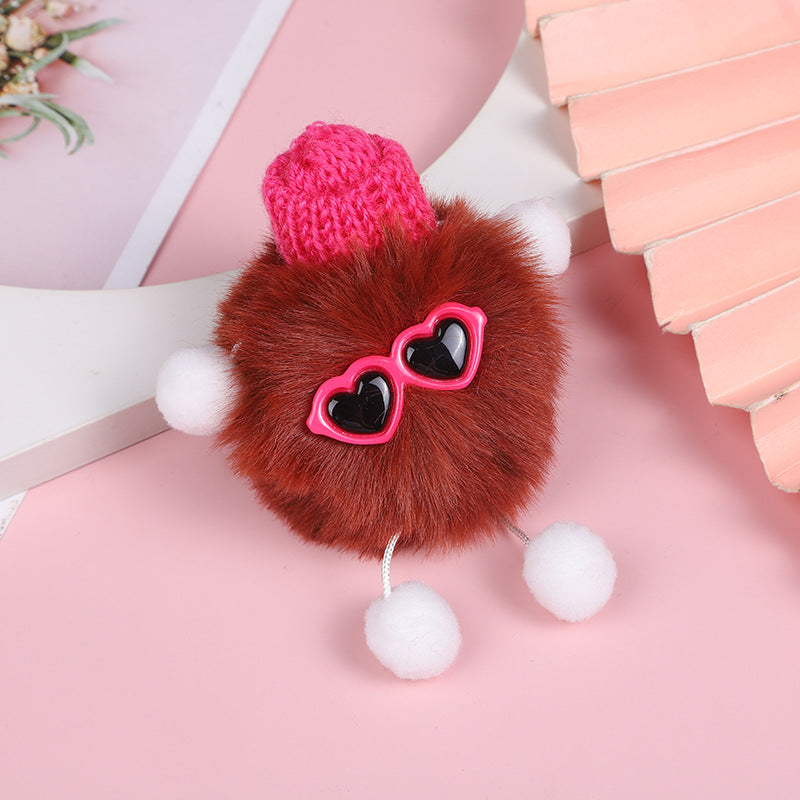 Hair Ball Elf Keychain