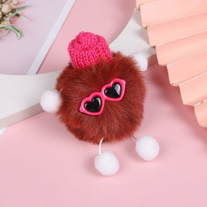 Hair Ball Elf Keychain