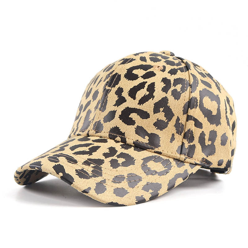 Cotton Leopard Print Children's Baseball Cap