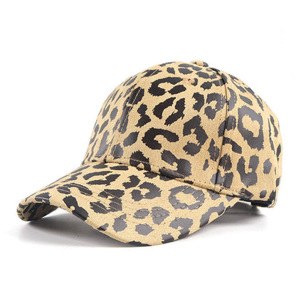 Cotton Leopard Print Children's Baseball Cap