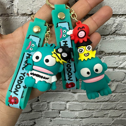 Cartoon PVC Silicone Keychains Creative Keychain