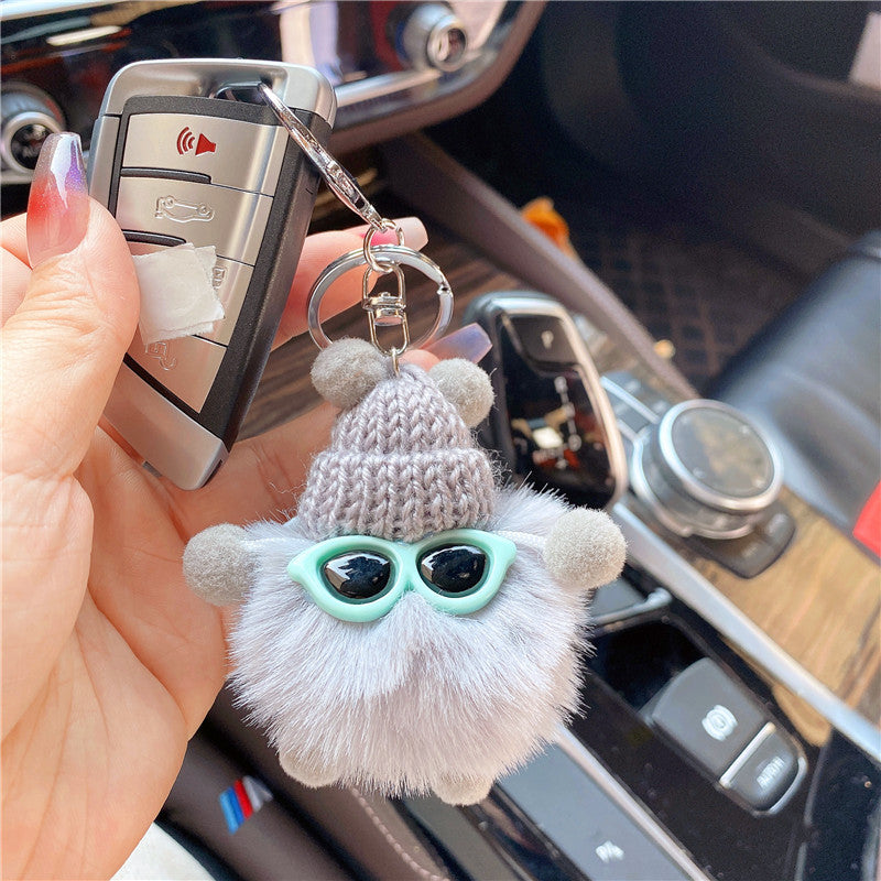 Fur Ball Doll Keychain