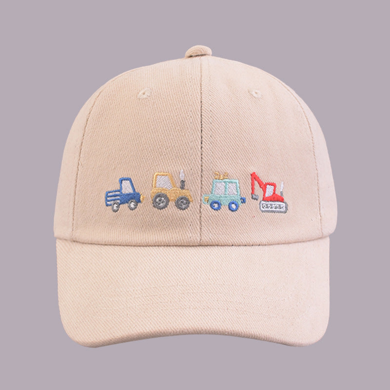 Cartoon Car Children's Outdoor Activities Visor Caps