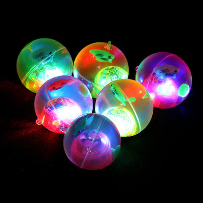 Glitter Plastic Jumping Ball