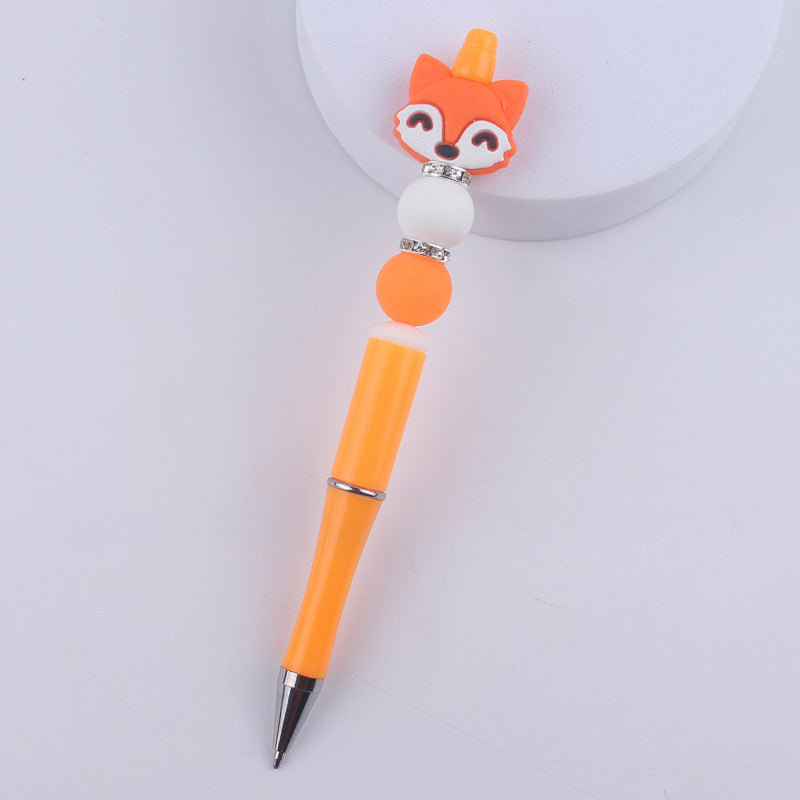 Cartoon Animal Silicone Handmade Beadable Pens