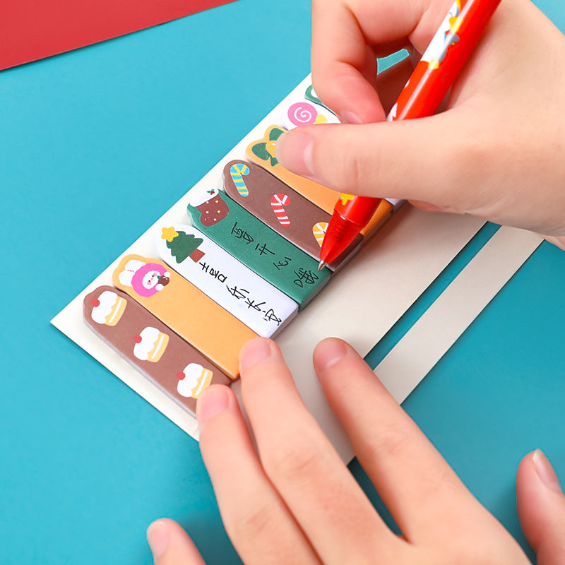 Paper Christmas Sticky Notes