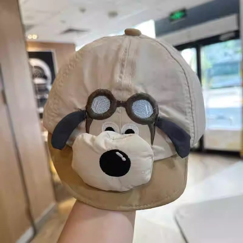 Baby Cute Puppy Sunshade Bucket Hat