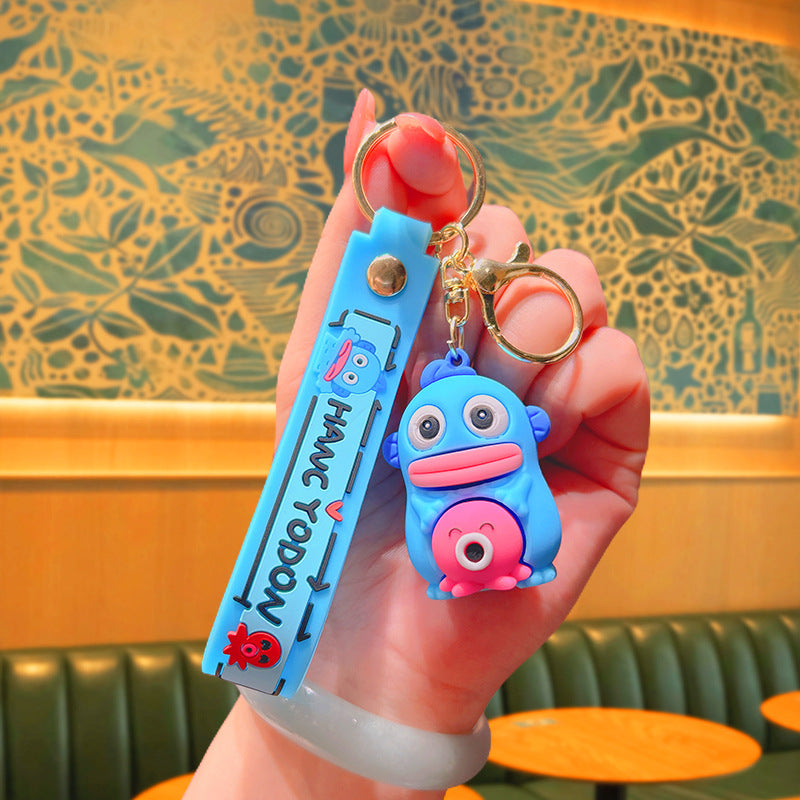 Cartoon Fish Silicone Keychain Cute Keychain
