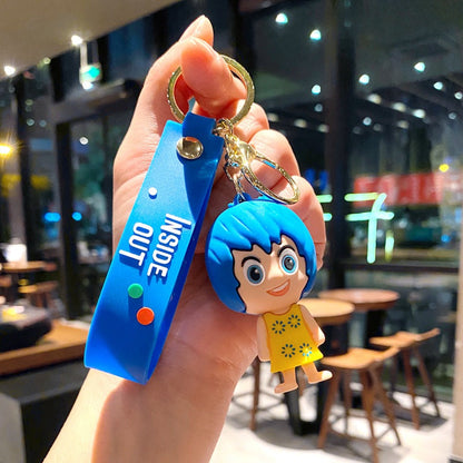 Cartoon Doll PVC Soft Keychains Silicone Creative Keychain