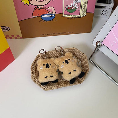 Cute Koala Plush Doll Keychain