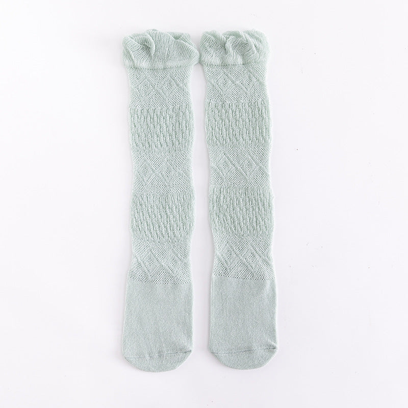 Wholesale Children Cotton Summer Mesh Socks Thin Mosquito Socks