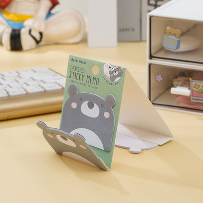 of Paper Cartoon Animal Shaped Sticky Notes