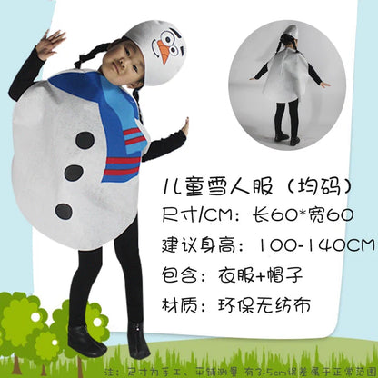 Children's Fruit and Vegetable Costume Environmental-Friendly