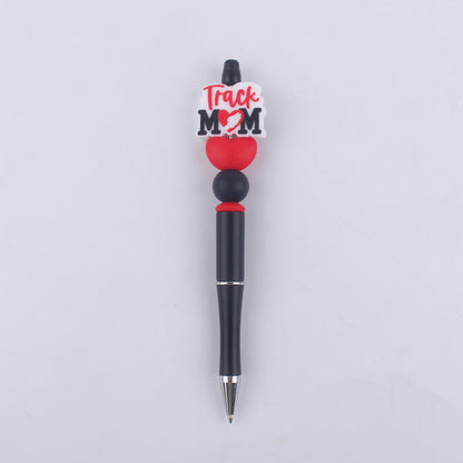 Beaded Pens Cartoon Pattern Silicone Bead Ballpoint Pen