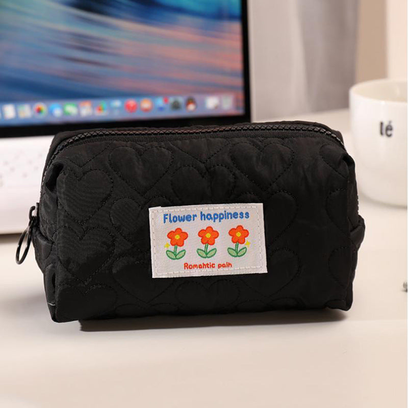 Cute Little Flower Love Pillows, Cotton Cloth Pen Bags