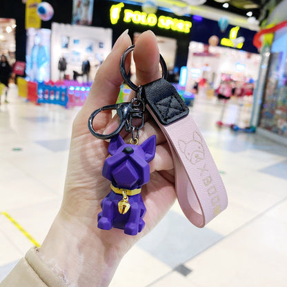 Cute Puppy Keychain Bag Ornaments Creative Keychain