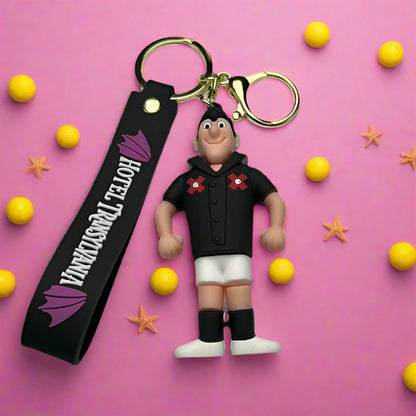 Cartoon PVC Silicone Keychains Creative Keychain