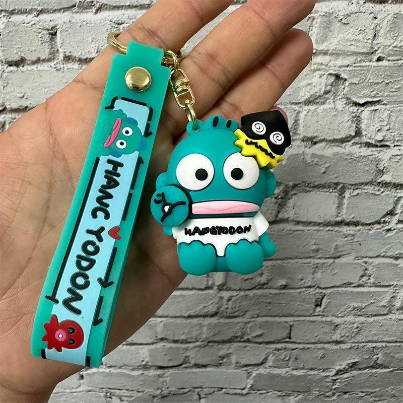 Cartoon PVC Silicone Keychains Creative Keychain
