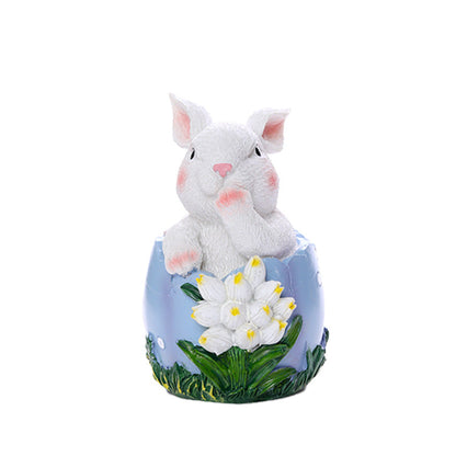 Easter Cute Rabbit Resin Ornaments
