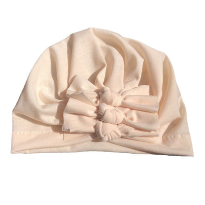 New Bow Baby Hat Spring And Autumn Solid Color Baby Hat Newborn Baby Hat 21 Colors Available Wholesale Baby Hats