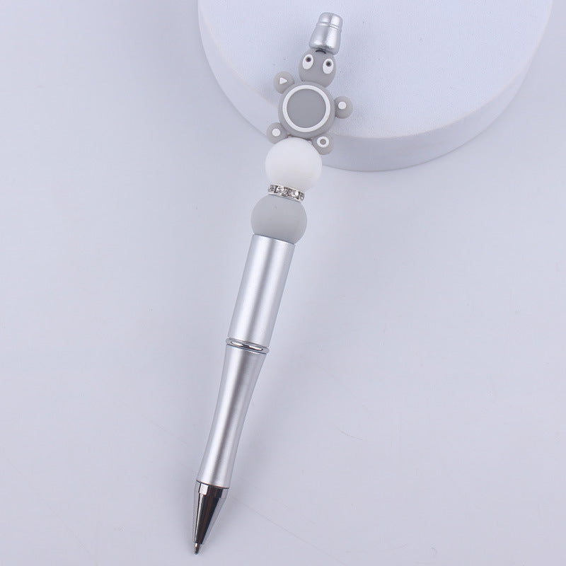 Cartoon Animal Silicone Handmade Beadable Pens
