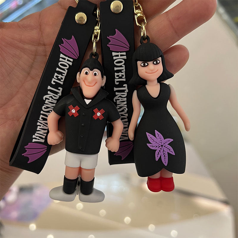 Cartoon PVC Silicone Keychains Creative Keychain