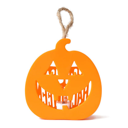 Halloween Pumpkin Lantern LED Colorful Electronic Skull Candle