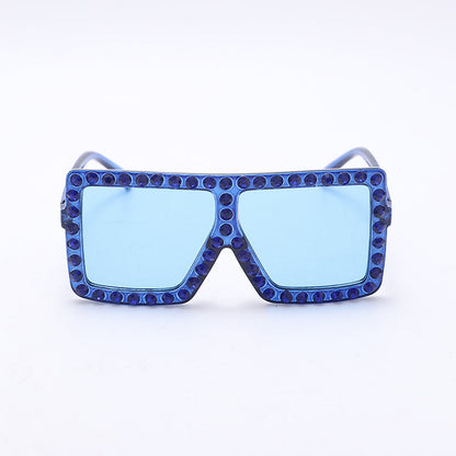 Wholesale Children Full Diamond Frame PC Sunglasses