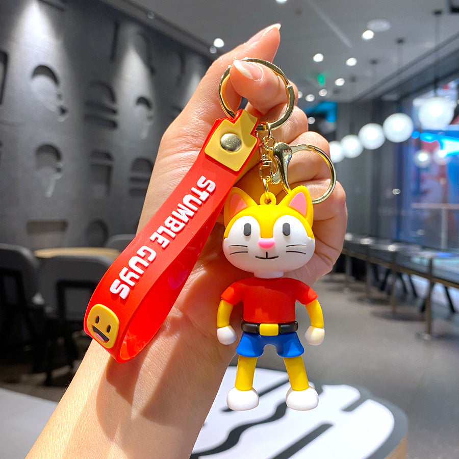 Wholesale Cartoon Anime PVC Soft Keychain Creative Keychain ACCVIP-KC-XinShu002