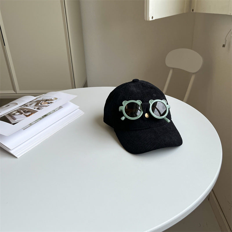 Cotton Children's Cartoon Sunglasses Hat