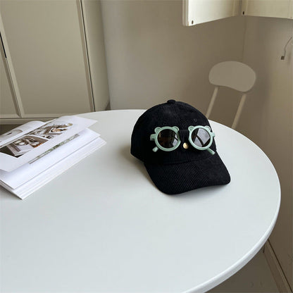 Cotton Children's Cartoon Sunglasses Hat